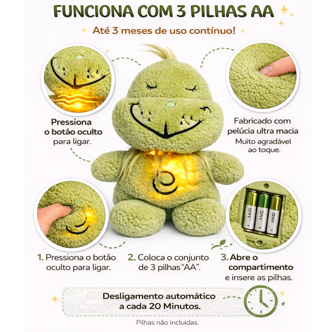 Peluche Calmante com Respiração Natural
