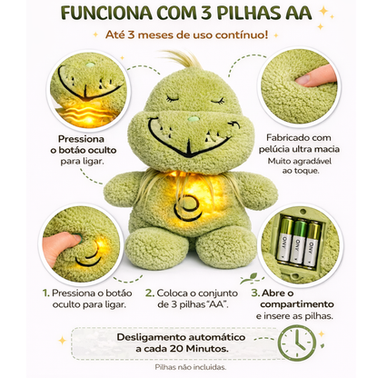 Peluche Calmante com Respiração Natural