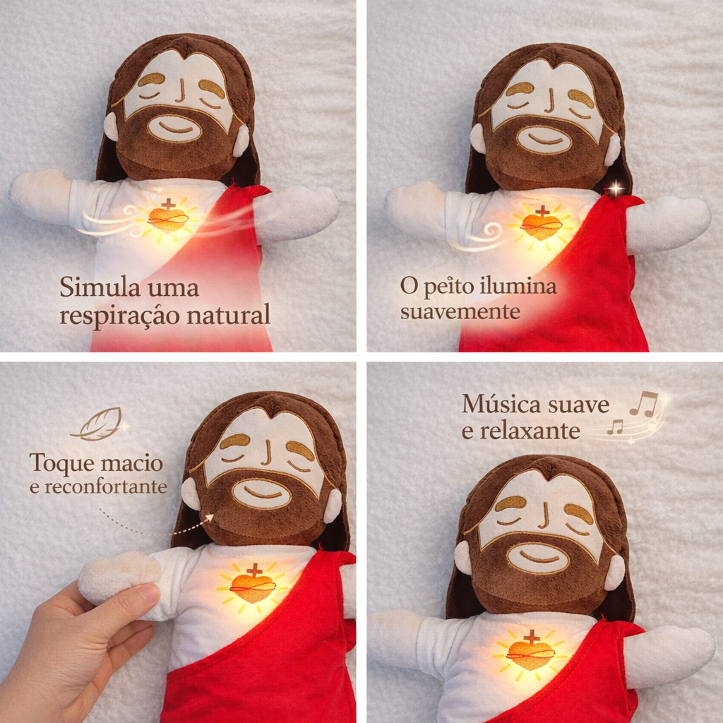 Peluche Calmante com Respiração Natural